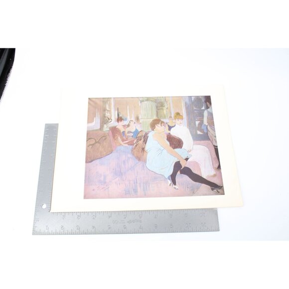 Toulouse Lautrec Print The Salon in the Rue des Moulins Vintage 93923 - Picture 4 of 5